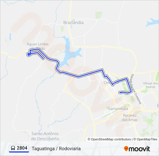 2804 Bus Line Map