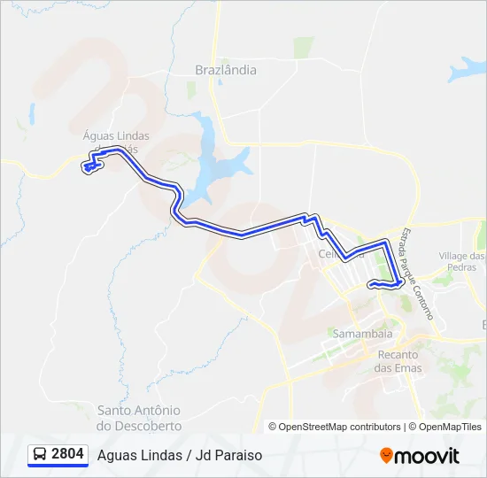 2804 Bus Line Map