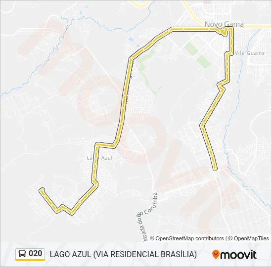 020 Bus Line Map