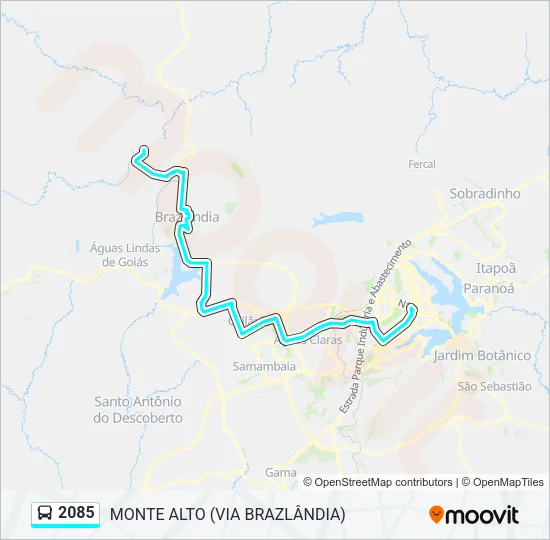 2085 Bus Line Map