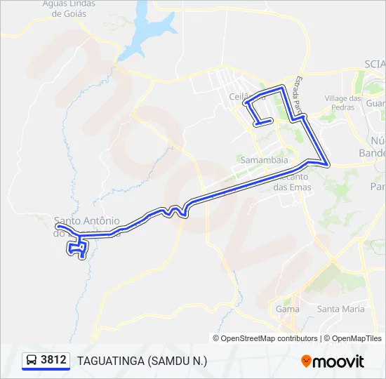 3812 Bus Line Map