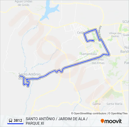 3812 Bus Line Map