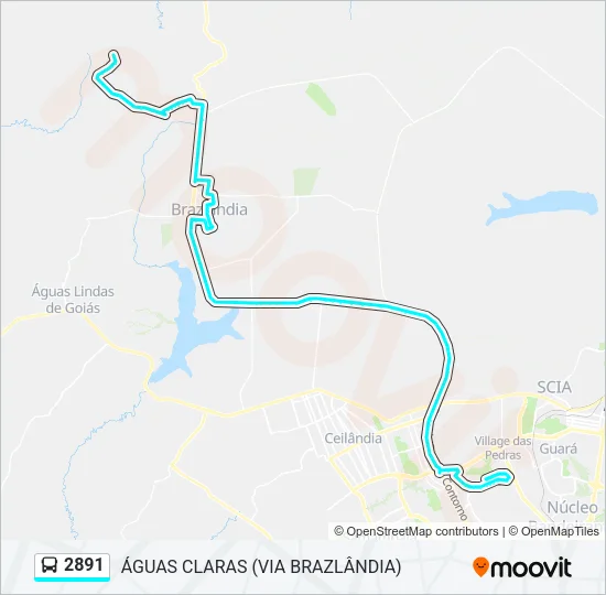 2891 Bus Line Map
