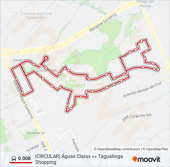 0.008 bus Line Map