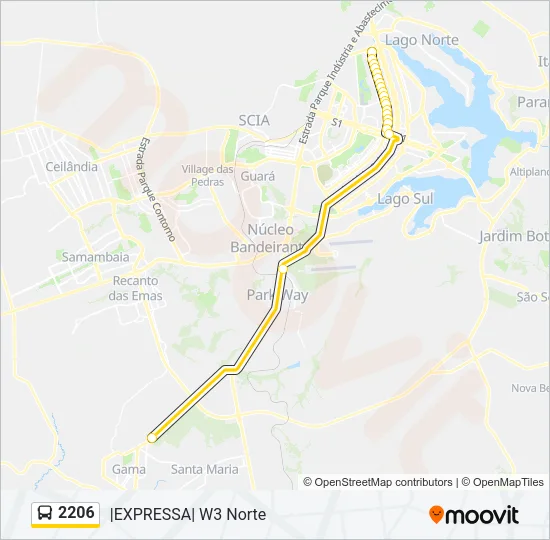2206 Bus Line Map