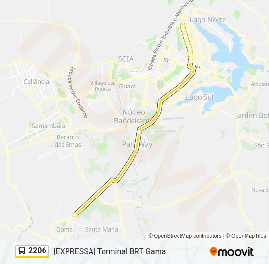 2206 Bus Line Map