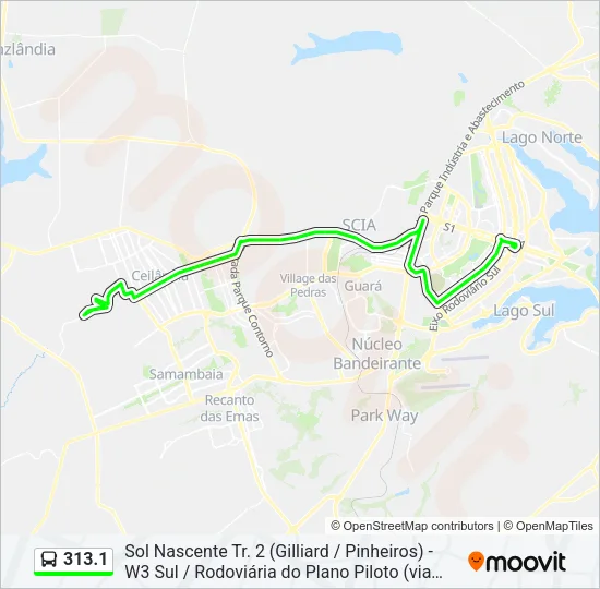 313.1 Bus Line Map
