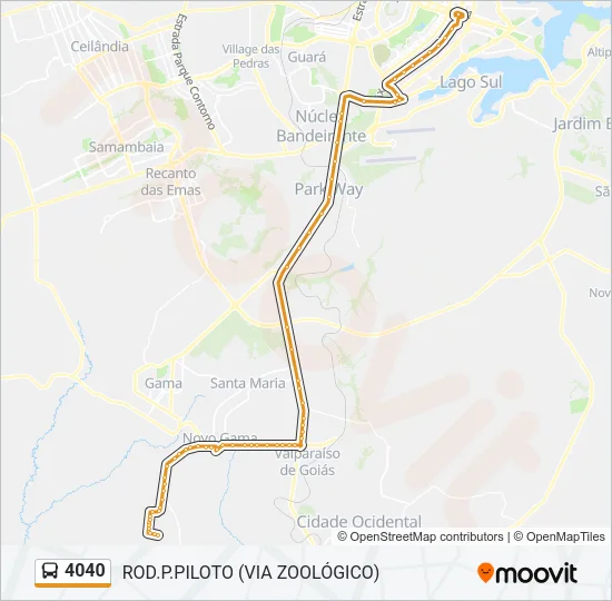 4040 Bus Line Map