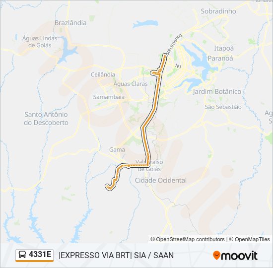 4331E bus Line Map