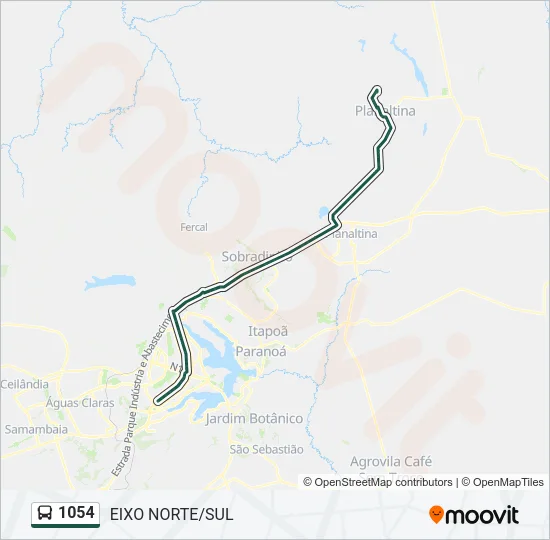 1054  Line Map