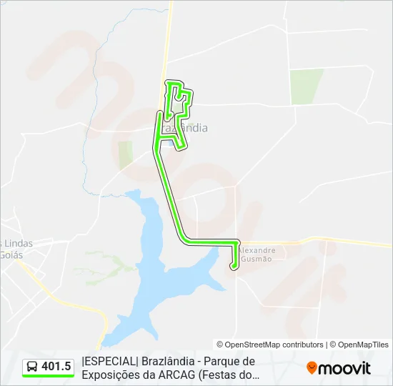 401.5 Bus Line Map