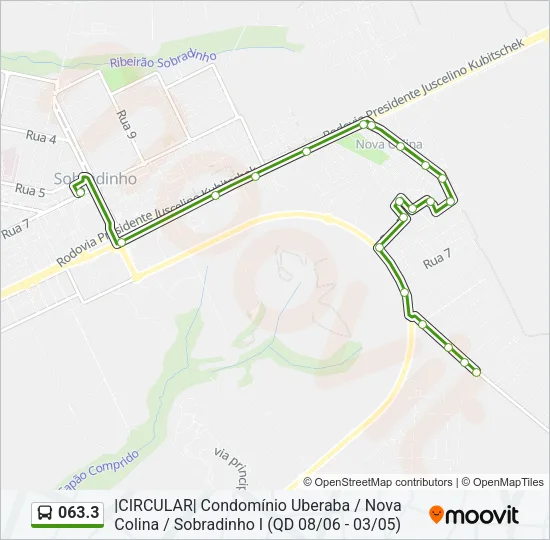 063.3 Bus Line Map