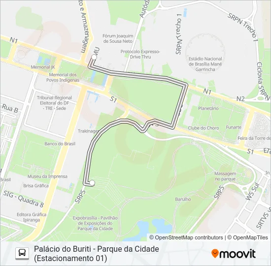 GRATUITA Bus Line Map