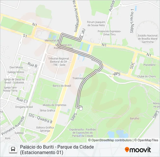 GRATUITA Bus Line Map