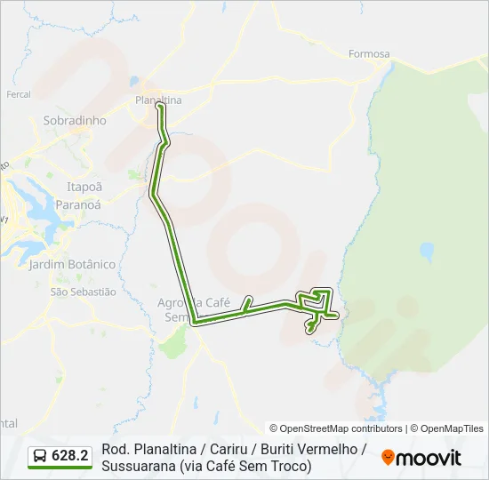 628.2 Bus Line Map
