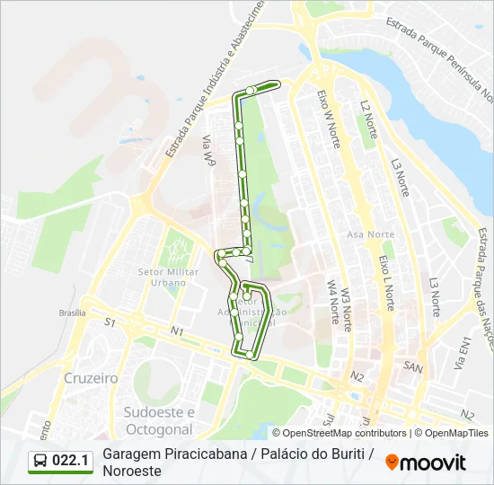 022.1 Bus Line Map