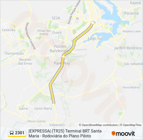2301 Bus Line Map
