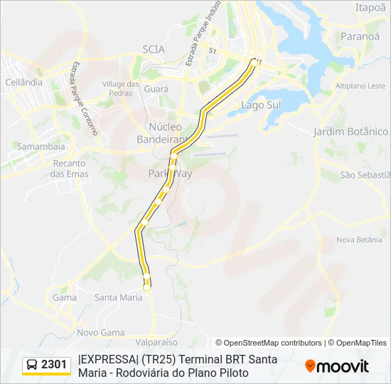 2301 Bus Line Map