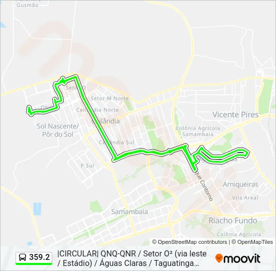 359.2 Bus Line Map