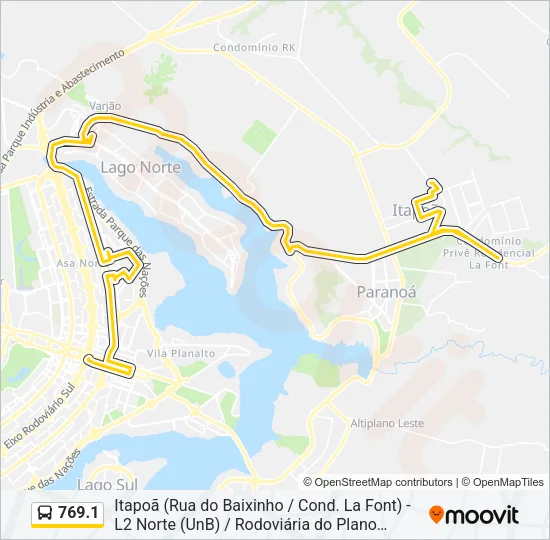 769.1 Bus Line Map