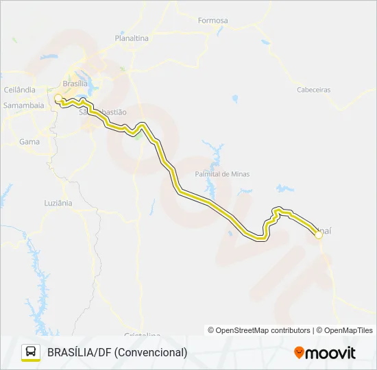 SANTA IZABEL Bus Line Map