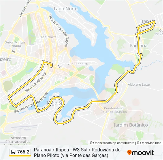 765.2 Bus Line Map