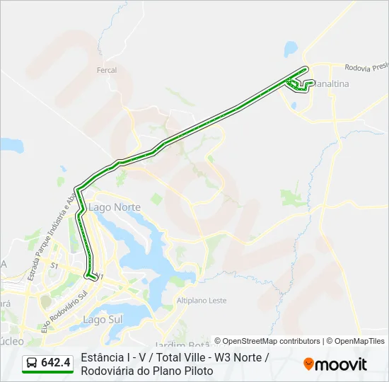 642.4 Bus Line Map