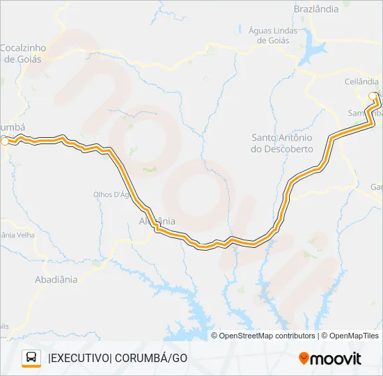 VIAÇÃO GOIANÉSIA Bus Line Map