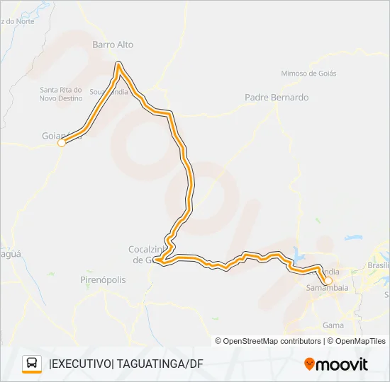 VIAÇÃO GOIANÉSIA Bus Line Map