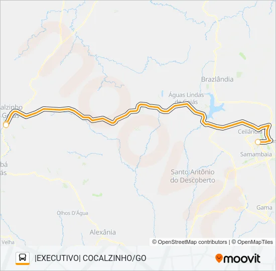 VIAÇÃO GOIANÉSIA Bus Line Map