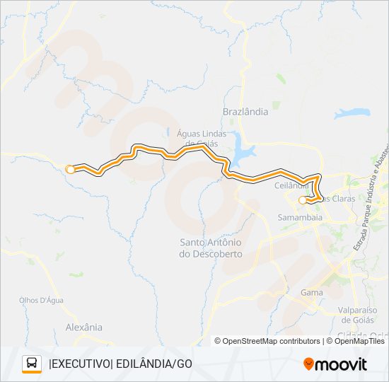 VIAÇÃO GOIANÉSIA bus Line Map