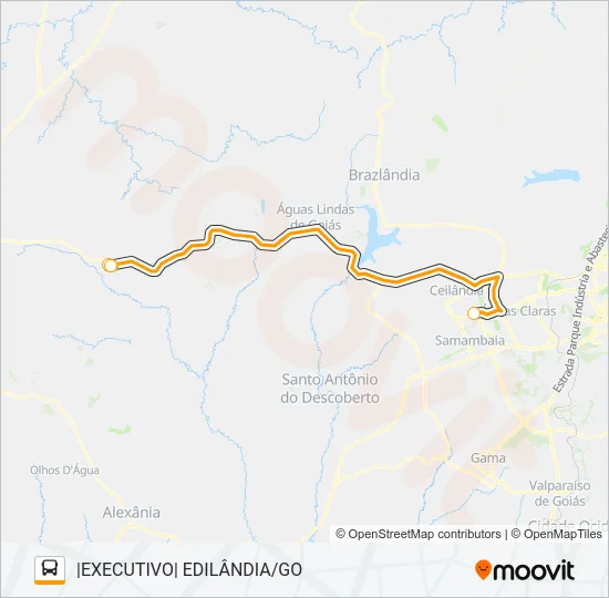 VIAÇÃO GOIANÉSIA Bus Line Map