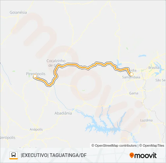 VIAÇÃO GOIANÉSIA Bus Line Map