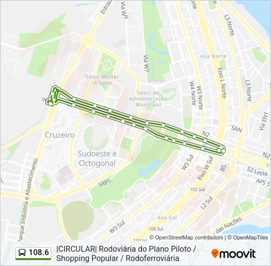 108.6 Bus Line Map