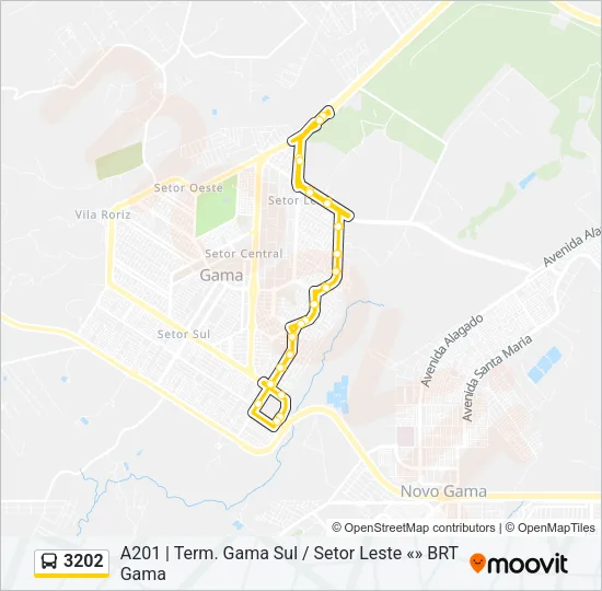 3202 Bus Line Map