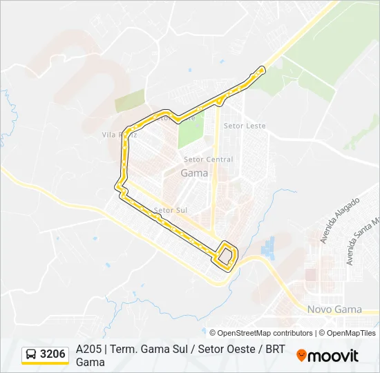 3206 Bus Line Map