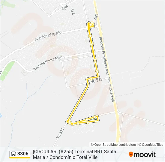 3306 Bus Line Map