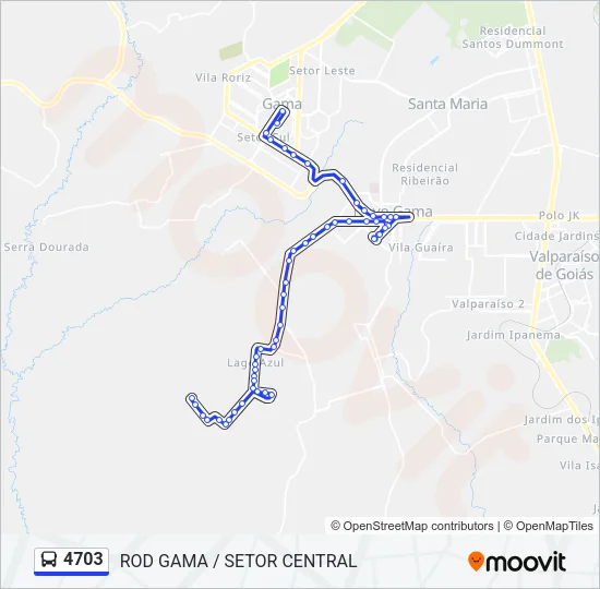 4703 Bus Line Map