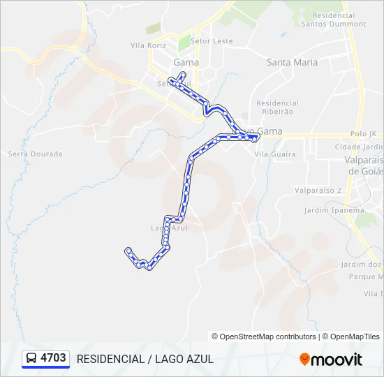 4703 Bus Line Map
