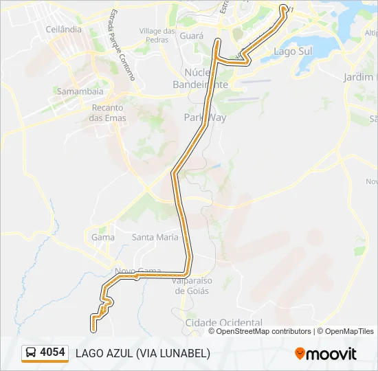 4054 Bus Line Map