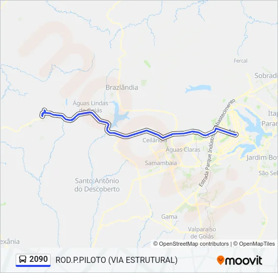 2090 Bus Line Map