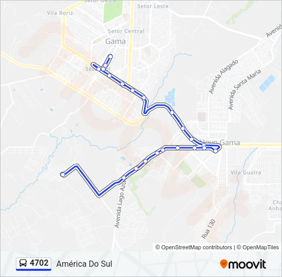 4702 Bus Line Map