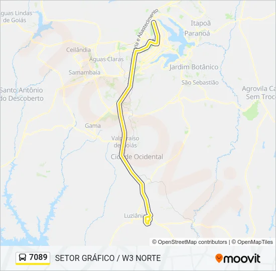 7089 Bus Line Map