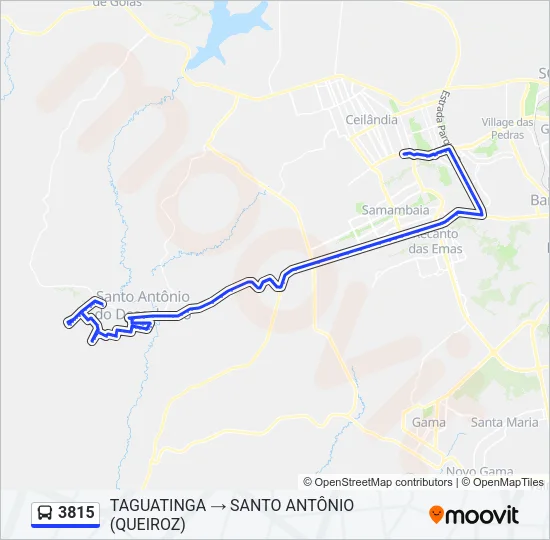 3815 Bus Line Map