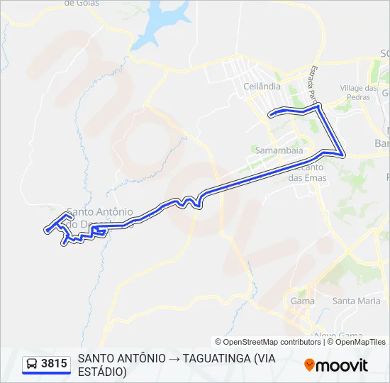 3815 Bus Line Map