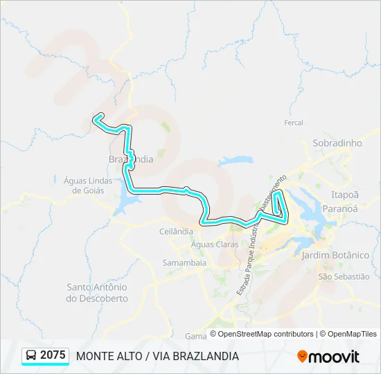 2075 Bus Line Map