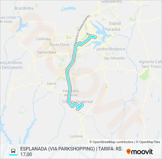 8051D EXECUTIVO Bus Line Map
