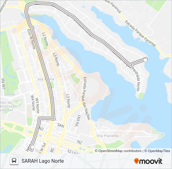 EXECUTIVO Bus Line Map