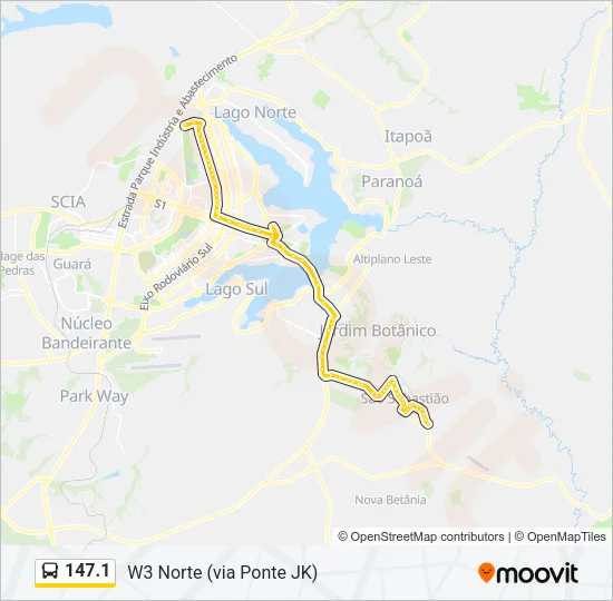 147.1 Bus Line Map