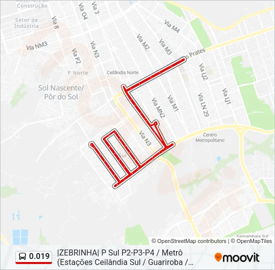 0.019 Bus Line Map